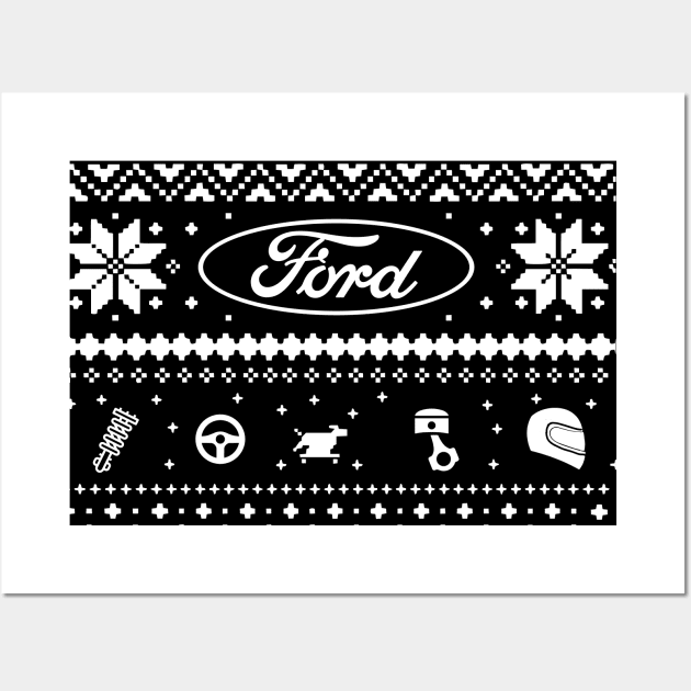 FORD PERFORMANCE HOLIDAY Wall Art by cowtown_cowboy